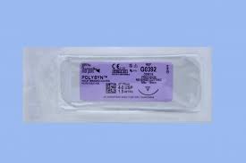 Suture with Needle PolySyn™ Absorbable Coated Vi .. .  .  